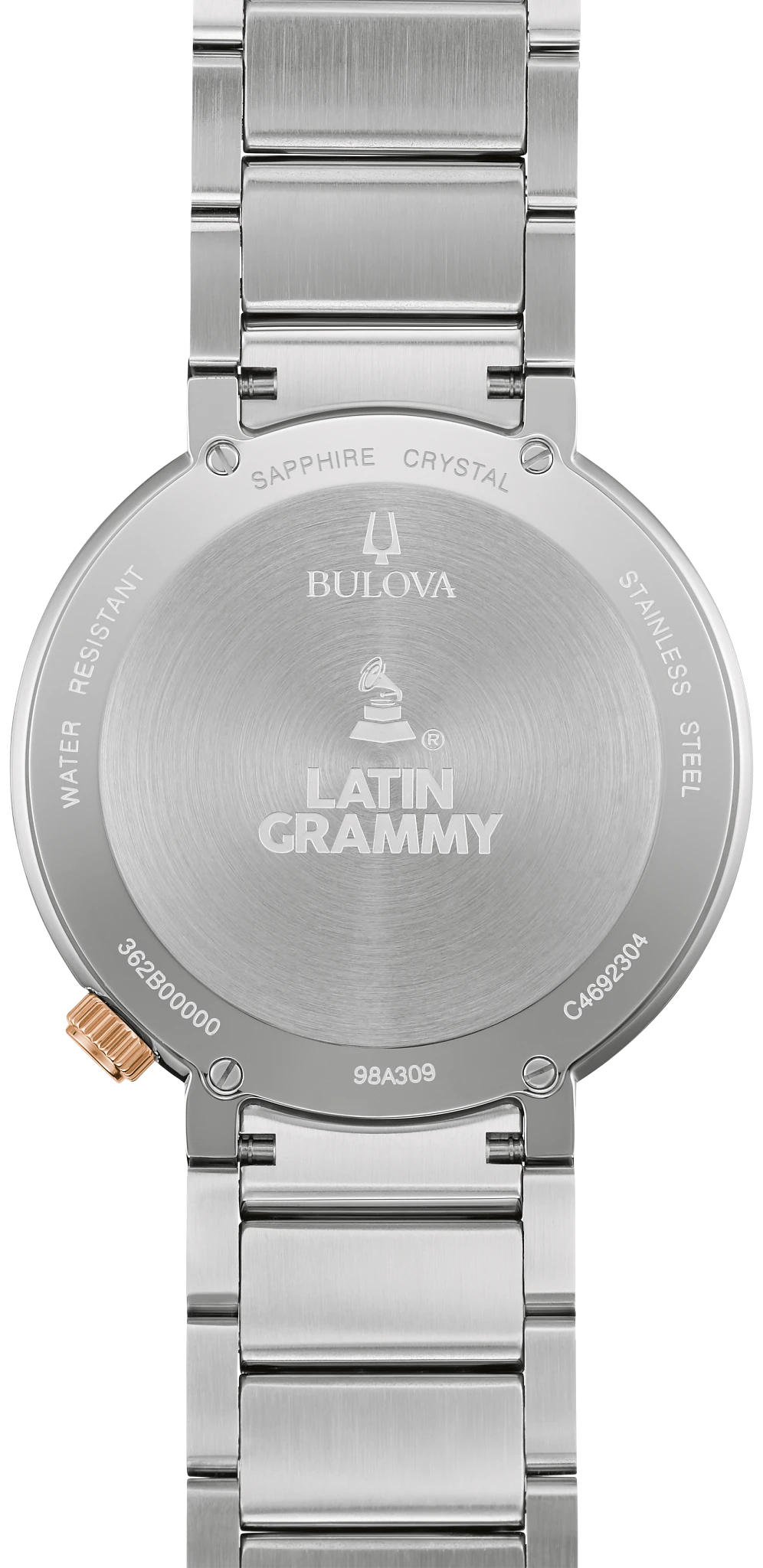 Gray Dial Stainless Steel Bracelet Latin GRAMMY® 98A309 | Bulova
